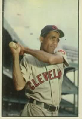 Harry Simpson on a 1953 baseball card.